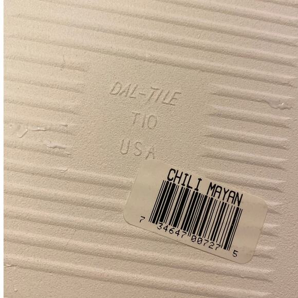 Chili Pepper Mayan Daltile RARE 2 pieces Textured Green Red Yellow Peppers VNTG - Picture 3 of 7